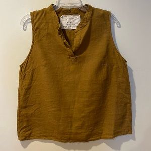 Not Perfect Linen Mons Tank Top